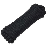 Produktbild för Båtsnöre 15 m 2 Svart Polyester