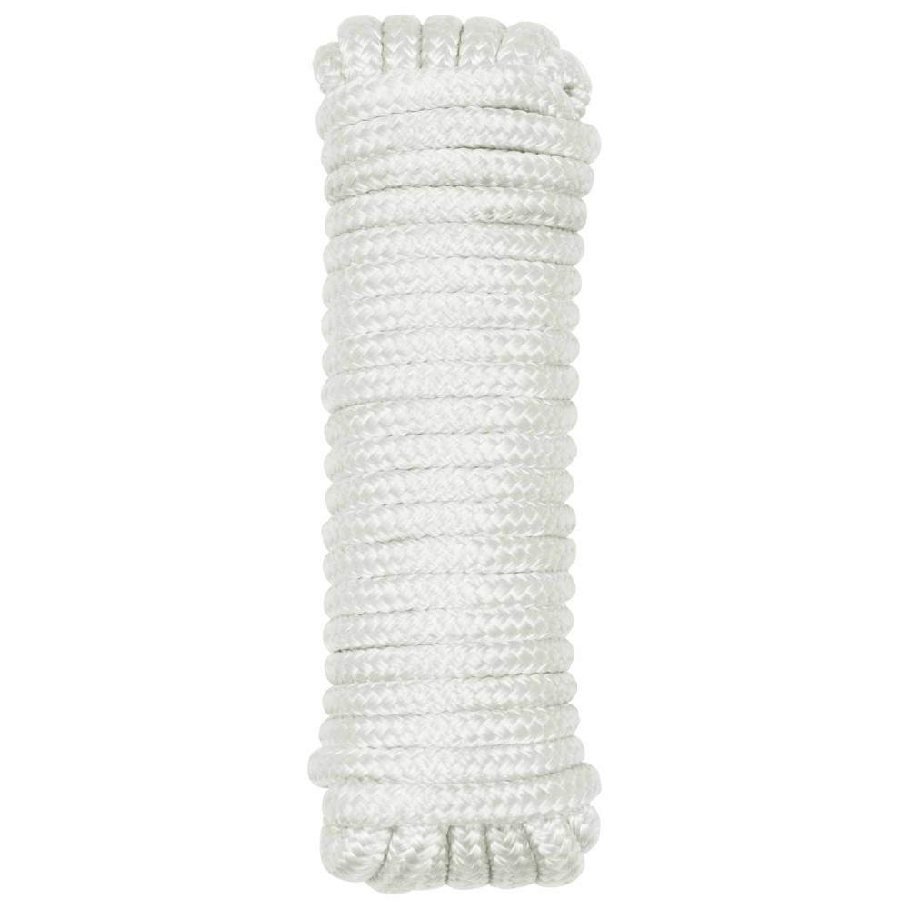 Produktbild för Båtsnöre 12 m 1 Vit Polyester