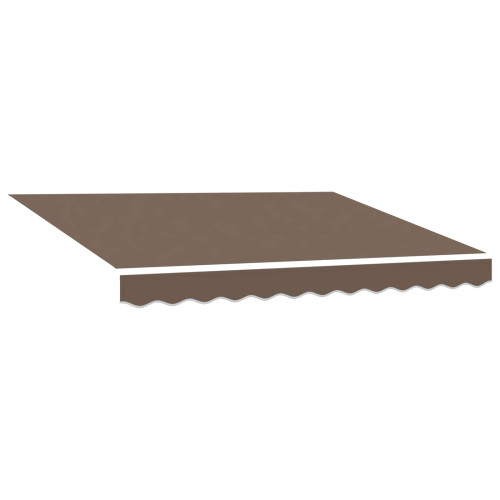 vidaXL Markisväv Taupe 5 x 3 m Polyester