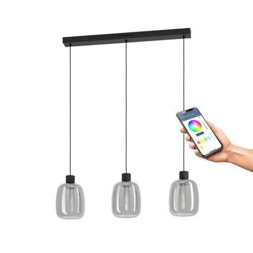EGLO EGLO MOLOCHIO-Z LÅNGBORD L880 RGB/CCT 3X3,7W 1500LM SVART/SV...