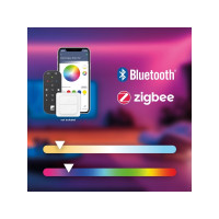 Produktbild för EGLO MOLOCHIO-Z LÅNGBORD L880 RGB/CCT 3X3,7W 1500LM SVART/SV...