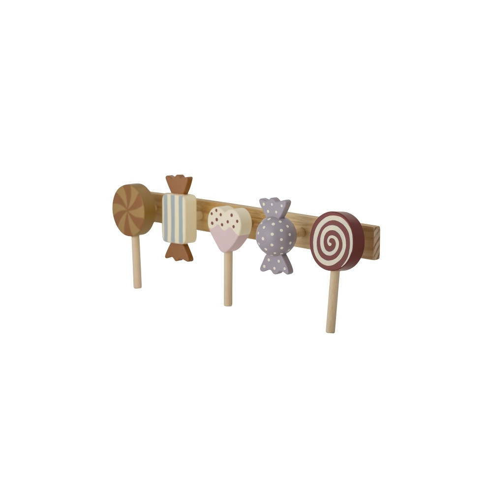 Produktbild för BLOOMINGVILLE MINI Rudy hatthylla, flerfärgad, FSC®100%, MDF