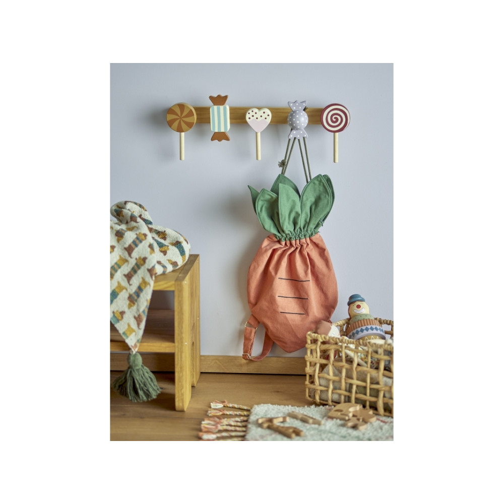 Produktbild för BLOOMINGVILLE MINI Rudy hatthylla, flerfärgad, FSC®100%, MDF
