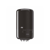 Produktbild för Dispenser Tork M1 til aftørringsruller mini centerfeed, sort