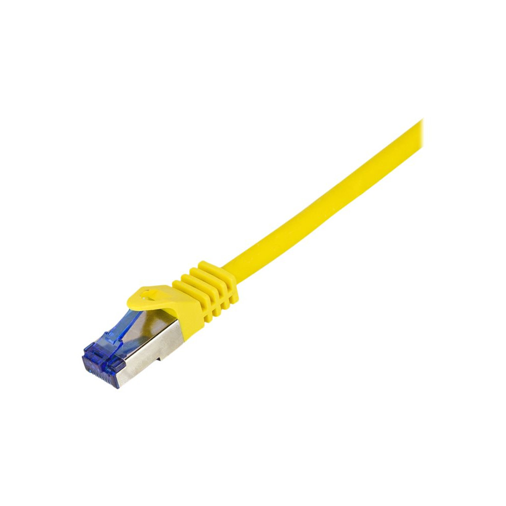 Produktbild för LogiLink Professional Ultraflex - patch-kabel - 3 m - gul, RAL 1018