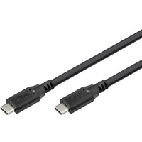 Produktbild för goobay - USB typ C-kabel - 24 pin USB-C till 24 pin USB-C - 3 m