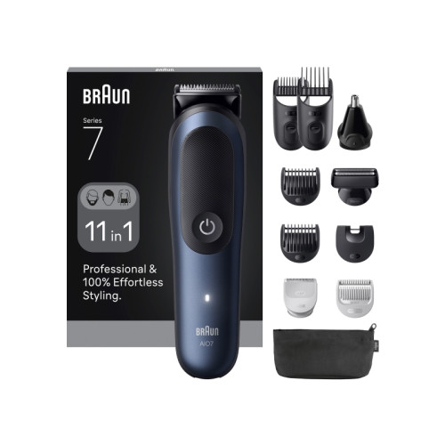 Braun Braun AIO7540, Svart, Blå, 0,5 mm, 2,1 cm, Universal, Batter...