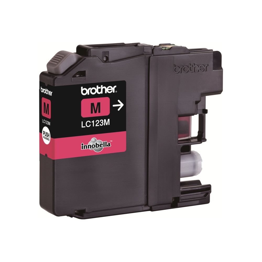 Produktbild för Brother LC123M - Lång livslängd - magenta - original - bläckpatron