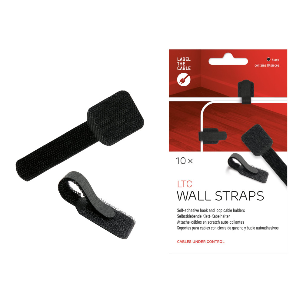 Produktbild för LTC WALL STRAPS - kabelhållare