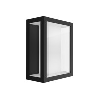 Produktbild för Philips Hue Impress - vägglampa - LED-glödlampa - 8 W - 16 miljoner färger - svart
