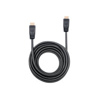 Produktbild för Manhattan HDMI Cable with Ethernet (CL3 rated, suitable for In-Wall use), 4K@60Hz (Premium High Speed), 8m, Male to Male, Black, Ultra HD 4k x 2k, In-Wall rated, Fully Shielded, Gold Plated Contacts, Lifetime Warranty, Polybag - HDMI-kabel med Ethernet - 