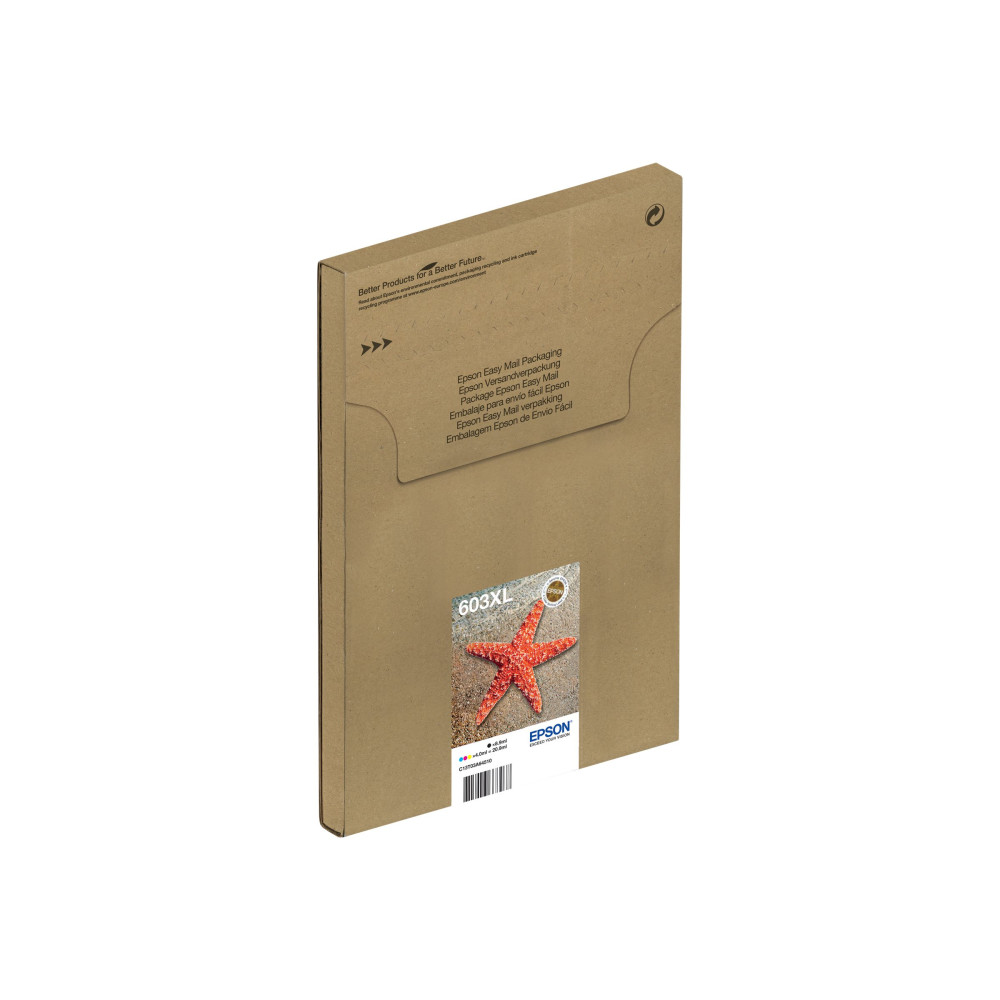 Produktbild för Epson 603XL Multipack Easy Mail Packaging - 4-pack - XL - svart, gul, cyan, magenta - original - bläckpatron