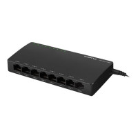 Produktbild för Lanberg DSP2-1008-12V - switch - 8 portar - ohanterad