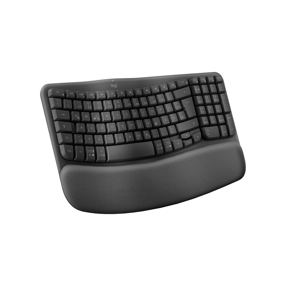 Produktbild för Logitech Ergo Series - tangentbord - AZERTY - belgisk - grafit Inmatningsenhet