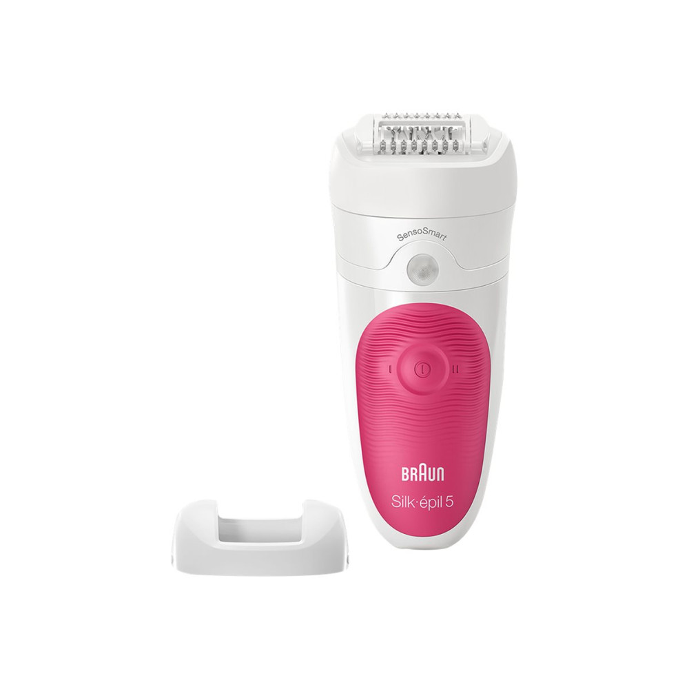 Produktbild för Braun Silk-épil 5 SensoSmart 5/500 - epilator - hallonfärgad/vit