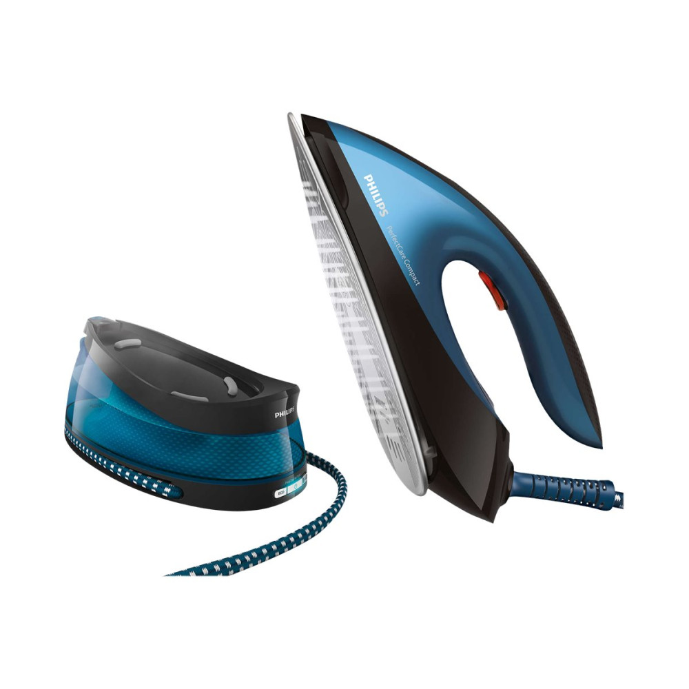 Produktbild för Philips PerfectCare Compact GC7846 - strykjärn med separat ånggenerator - sula SteamGlide Plus