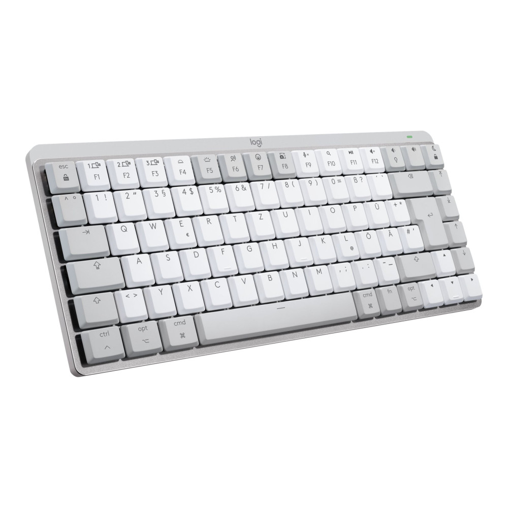 Produktbild för Logitech Master Series MX Mechanical Mini for Mac - tangentbord - QWERTY - USA, internationellt - blekgrå Inmatningsenhet