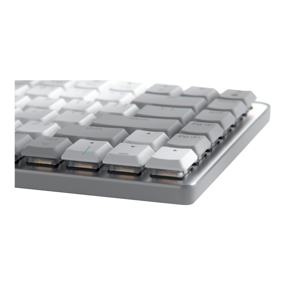 Produktbild för Logitech Master Series MX Mechanical Mini for Mac - tangentbord - QWERTY - USA, internationellt - blekgrå Inmatningsenhet