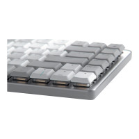 Produktbild för Logitech Master Series MX Mechanical Mini for Mac - tangentbord - QWERTY - USA, internationellt - blekgrå Inmatningsenhet