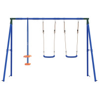 Produktbild för Utegunga set Flerfärgsdesign 263 x 185 x 185 cm Stål och PE