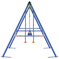 Produktbild för Utegunga set Flerfärgsdesign 263 x 185 x 185 cm Stål och PE