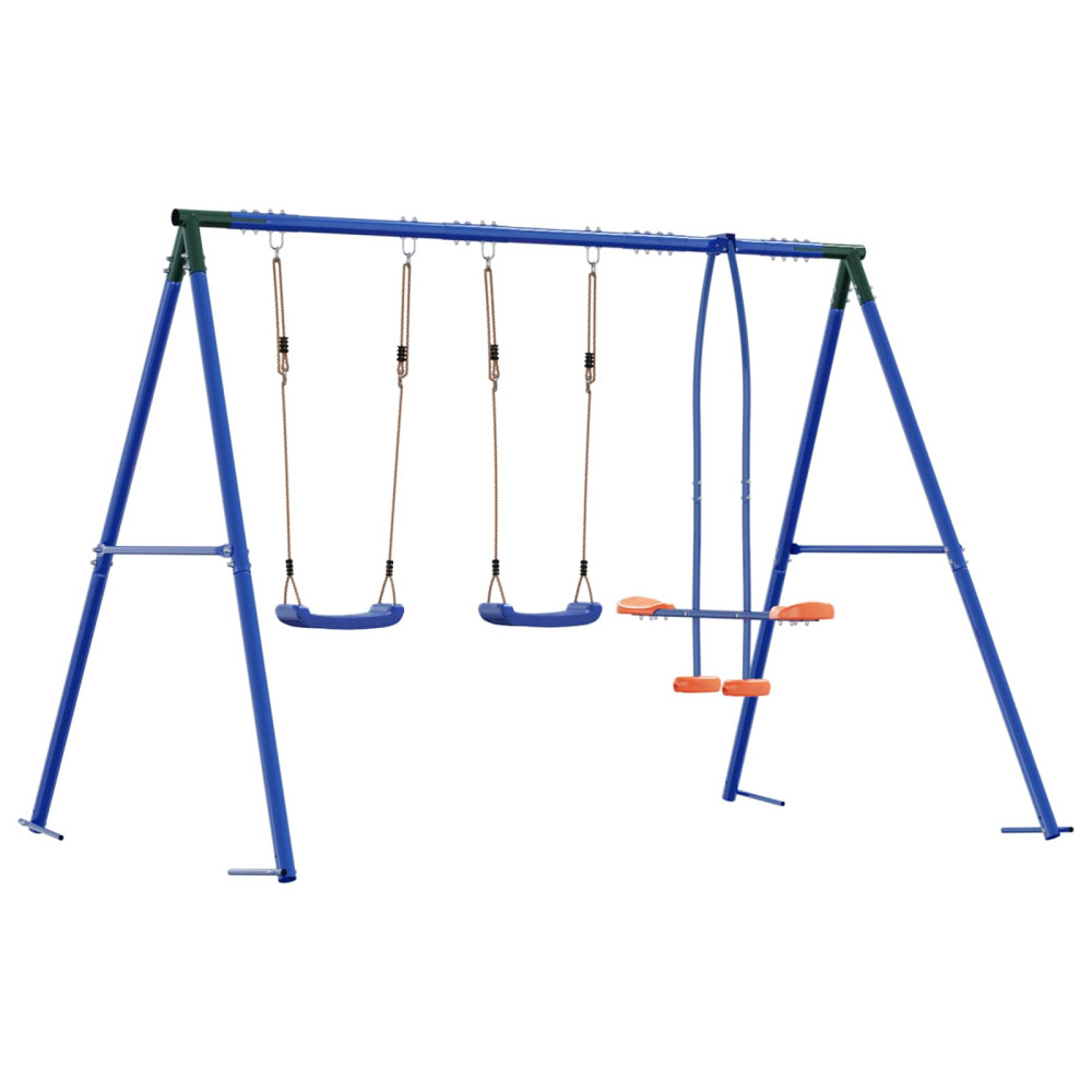 Produktbild för Utegunga set Flerfärgsdesign 263 x 185 x 185 cm Stål och PE