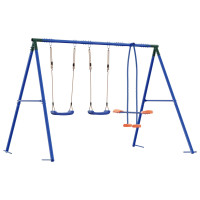 Produktbild för Utegunga set Flerfärgsdesign 263 x 185 x 185 cm Stål och PE