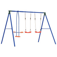 Produktbild för Utegunga set Flerfärgsdesign 263 x 185 x 185 cm Stål och PE