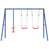 Produktbild för Utegunga set Flerfärgsdesign 263 x 185 x 185 cm Stål och PE