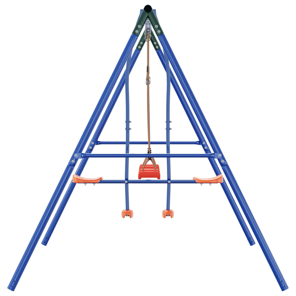Produktbild för Utegunga set Flerfärgsdesign 263 x 185 x 185 cm Stål och PE