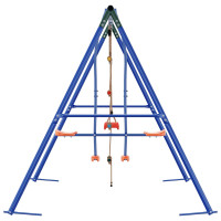 Produktbild för Utegunga set Flerfärgsdesign 263 x 185 x 185 cm Stål och PE