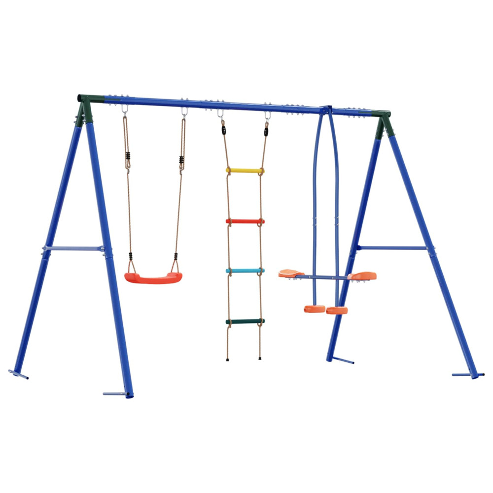 Produktbild för Utegunga set Flerfärgsdesign 263 x 185 x 185 cm Stål och PE