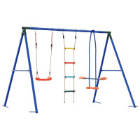 Produktbild för Utegunga set Flerfärgsdesign 263 x 185 x 185 cm Stål och PE