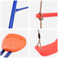 Produktbild för Utegunga set Flerfärgsdesign 263 x 185 x 185 cm Stål och PE