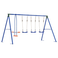 Produktbild för Utegunga set Flerfärgsdesign 330 x 185 x 185 cm Stål och PE