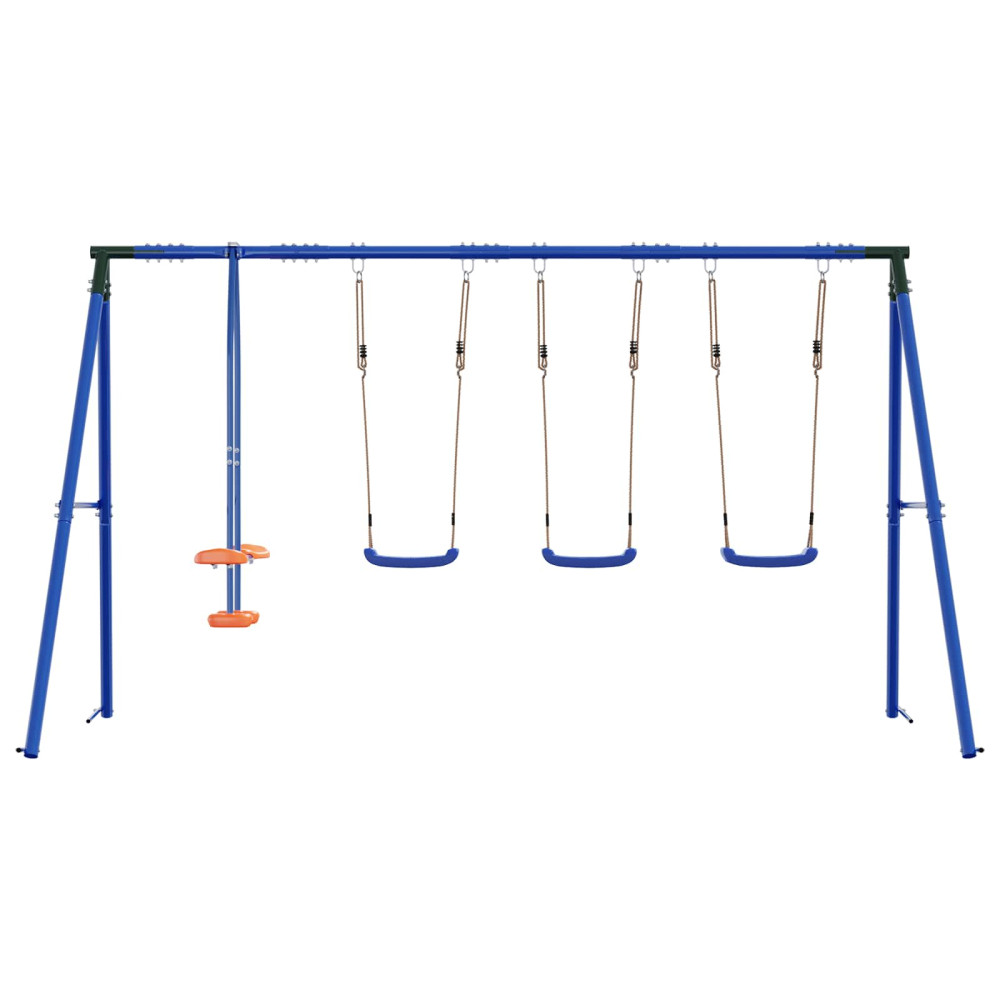 Produktbild för Utegunga set Flerfärgsdesign 330 x 185 x 185 cm Stål och PE