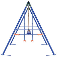 Produktbild för Utegunga set Flerfärgsdesign 330 x 185 x 185 cm Stål och PE