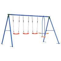 Produktbild för Utegunga set Flerfärgsdesign 330 x 185 x 185 cm Stål och PE