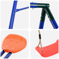 Produktbild för Utegunga set Flerfärgsdesign 330 x 185 x 185 cm Stål och PE