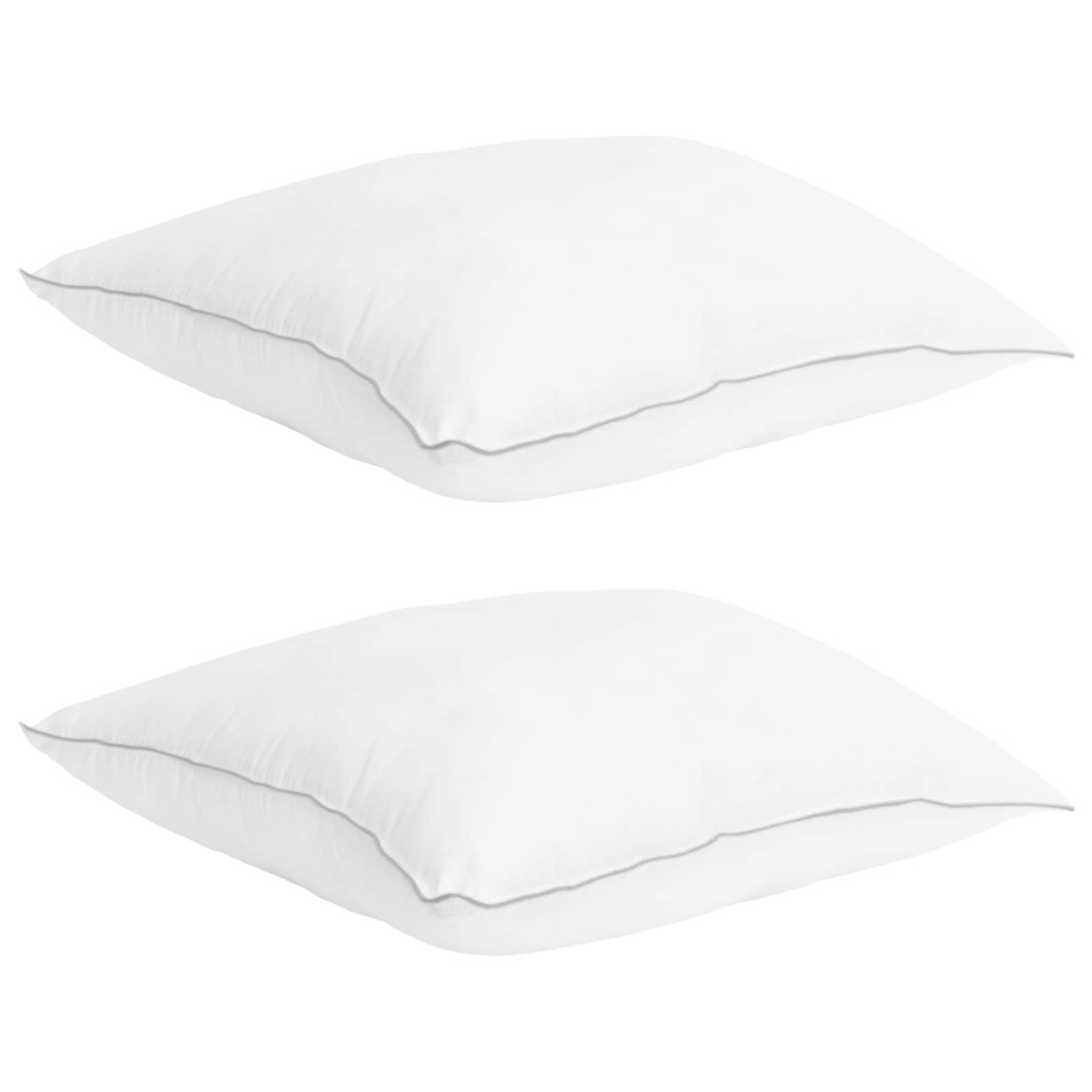 Produktbild för Täckeset med kudde Vit 200 x 220 cm Polyester, Bambufiber
