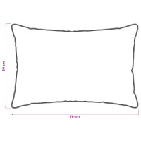 Produktbild för Täckeset med kudde Vit 240 x 220 cm Polyester, Bambufiber