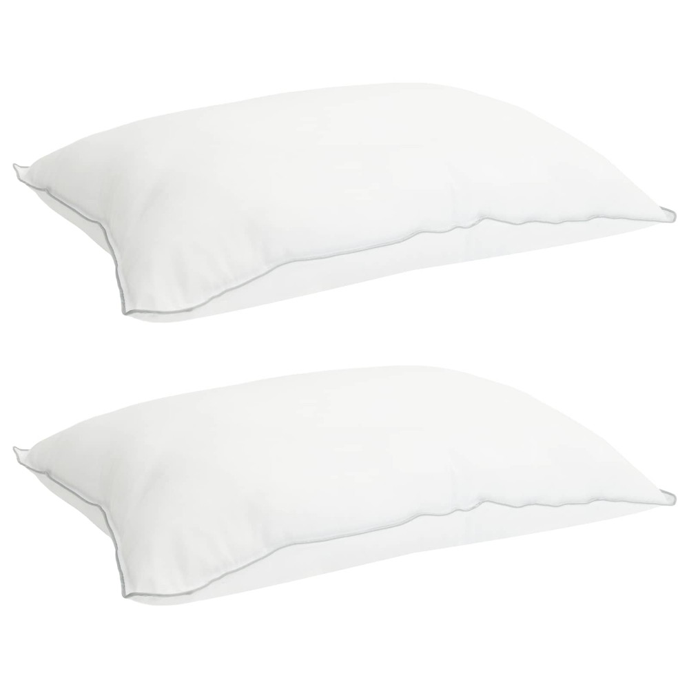 Produktbild för Täckeset med kudde Vit 260 x 220 cm Polyester, Bambufiber