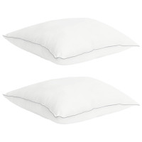 Produktbild för Täckeset med kudde Vit 260 x 240 cm Polyester, Bambufiber