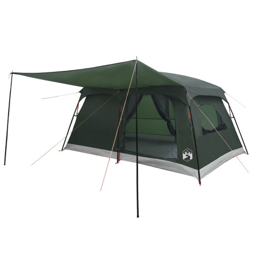 vidaXL Familjetält Armégrön 420 x 305 x 200 cm Polyester och Stål