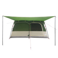 Produktbild för Familjetält med tak Grön 500 x 400 x 230 cm Polyester och Stål