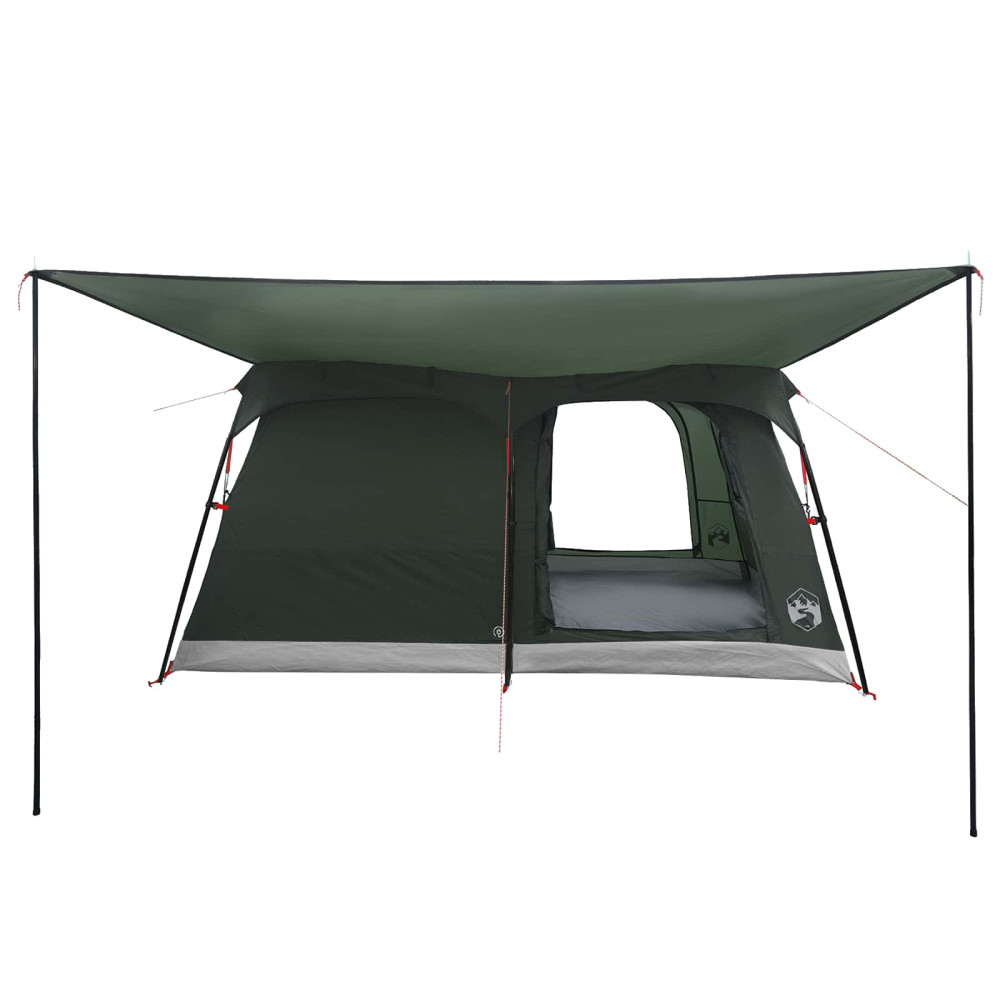 Produktbild för Familjetält Armégrön 500 x 400 x 230 cm Polyester och Stål