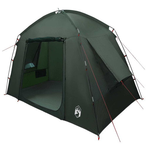 vidaXL Stuga Tält med tak Armégrön 210 x 210 x 138 cm Polyester