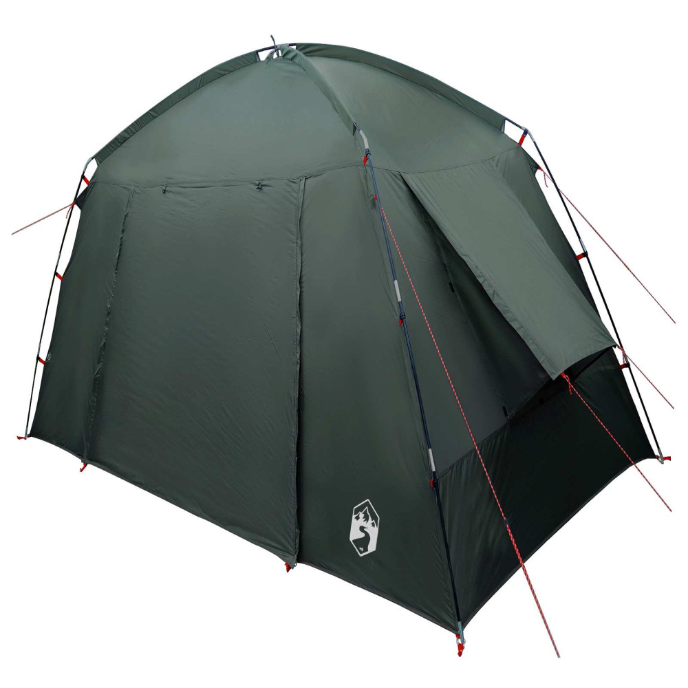 Produktbild för Stuga Tält med tak Armégrön 210 x 210 x 138 cm Polyester