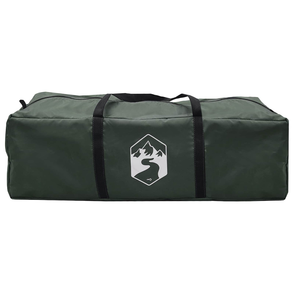 Produktbild för Stuga Tält med tak Armégrön 210 x 210 x 138 cm Polyester