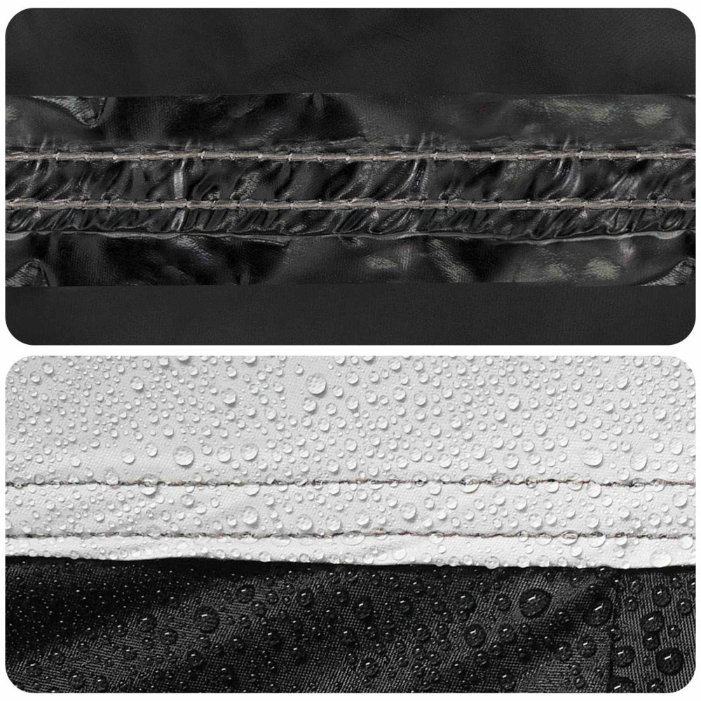 Produktbild för Stuga Tält med tak Vit Blackout 210 x 210 x 138 cm Polyester